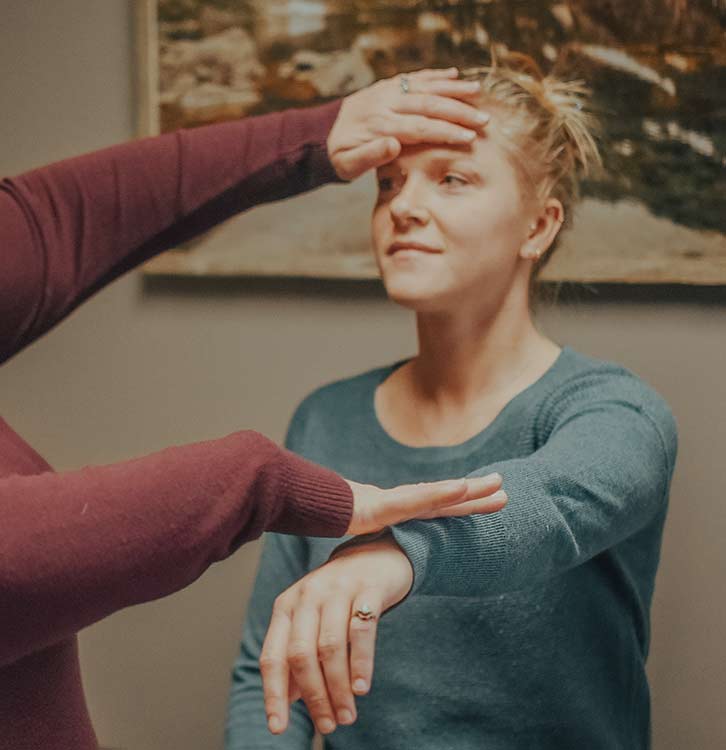Young Woman Muscle Testing