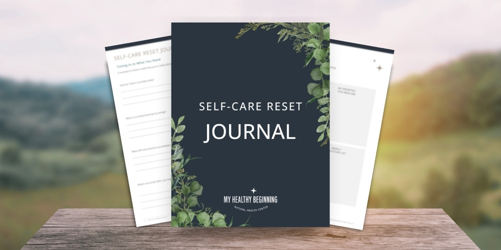 self care reset journal spread
